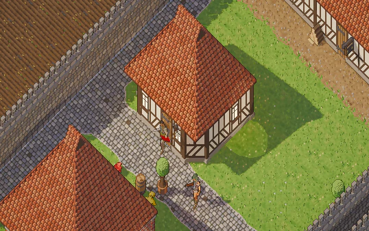 A house going up on a plot